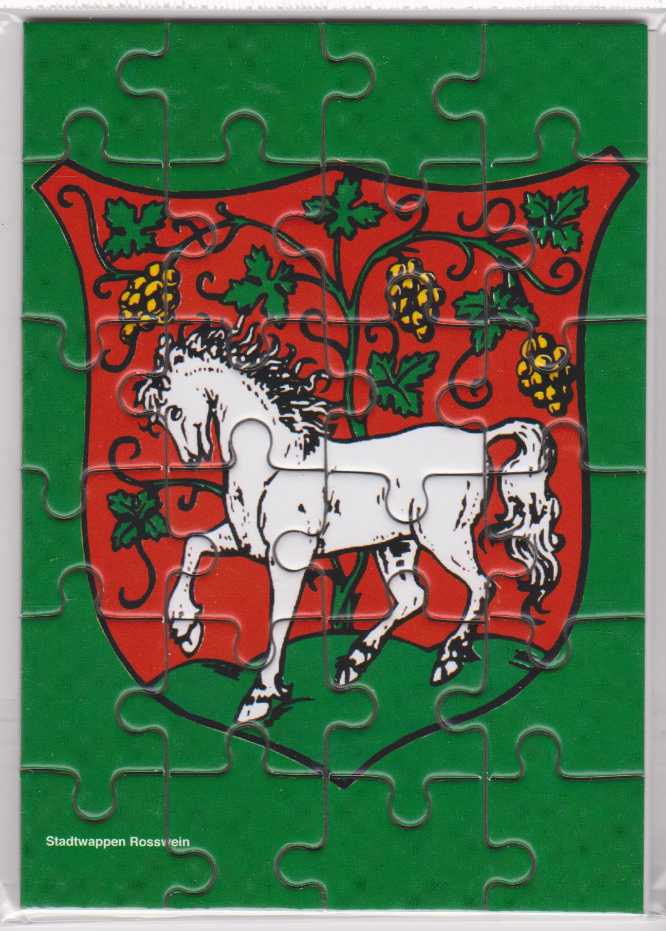 Mini-Puzzle: Stadtwappen Roßwein - Cover