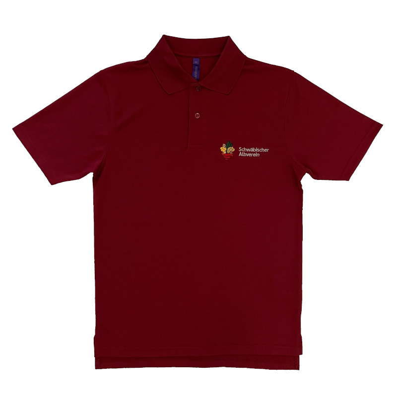 AV-Funktions-Poloshirt Burgund Gr. S