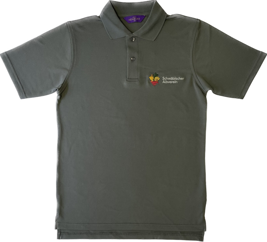 AV-Funktions-Poloshirt Dunkelgrau Gr. XS