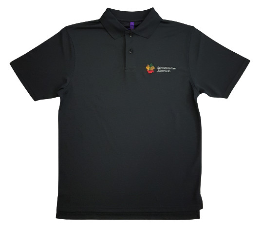 AV-Funktions-Poloshirt Schwarz Gr. XS