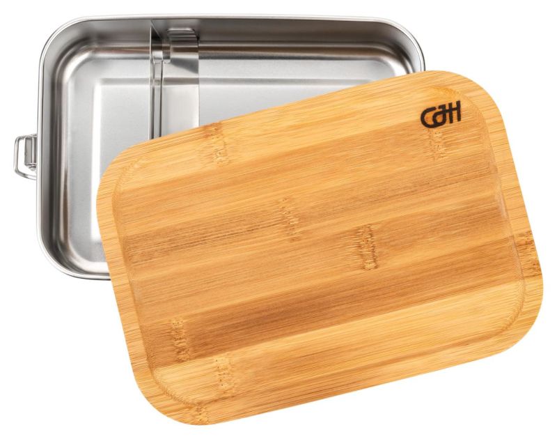 CJH Edelstahl Lunch Box L