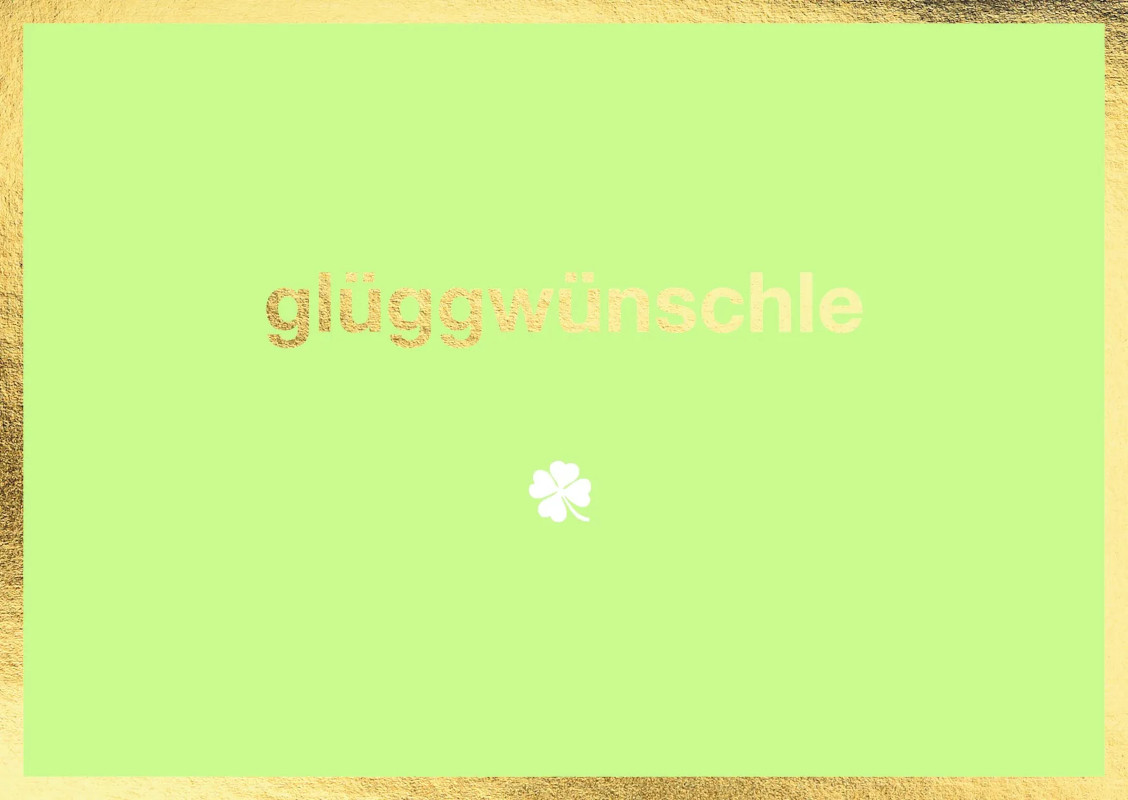 glüggwünschle