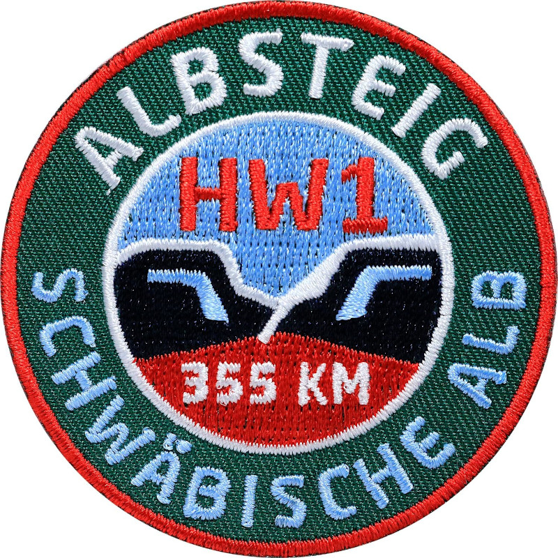 Albsteig HW1 Schwäbische Alb-Nordrand-Weg (rund, grün)