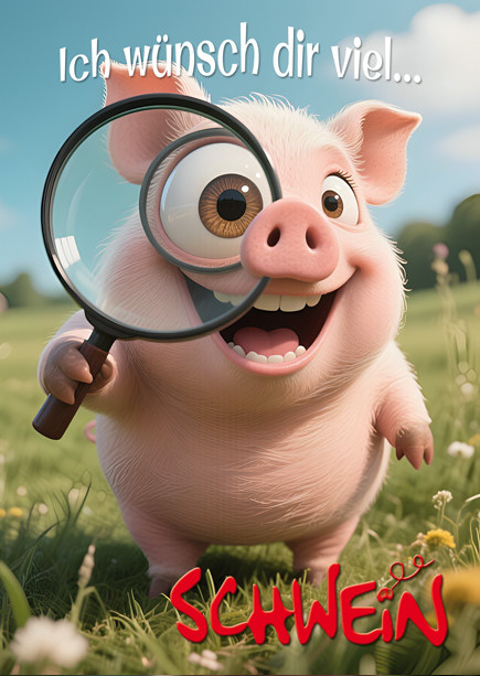 Ich wünsch dir viel... Schwein