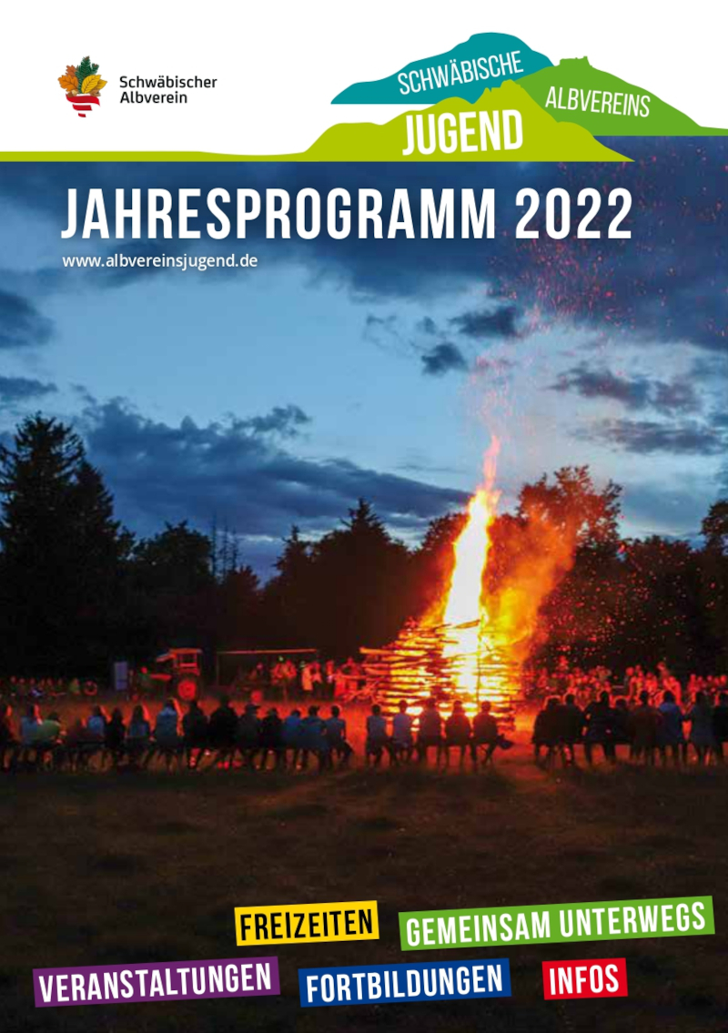Jahresprogramm 2022 Albvereinsjugend