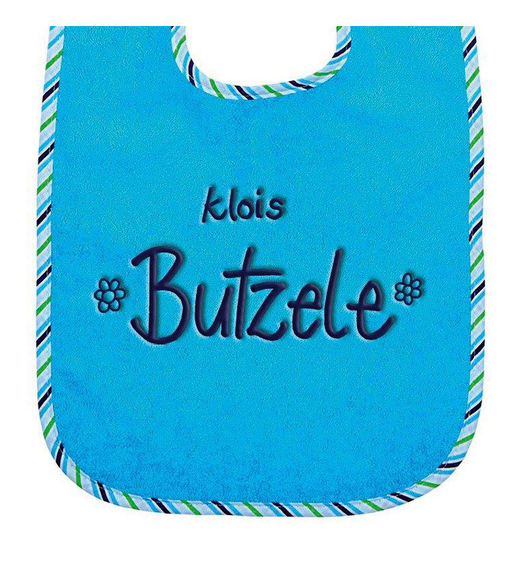 Lätzle - klois Butzele - himmelblau