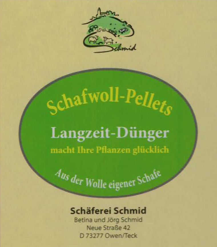 Schafwoll-Pellets Langzeit-Dünger