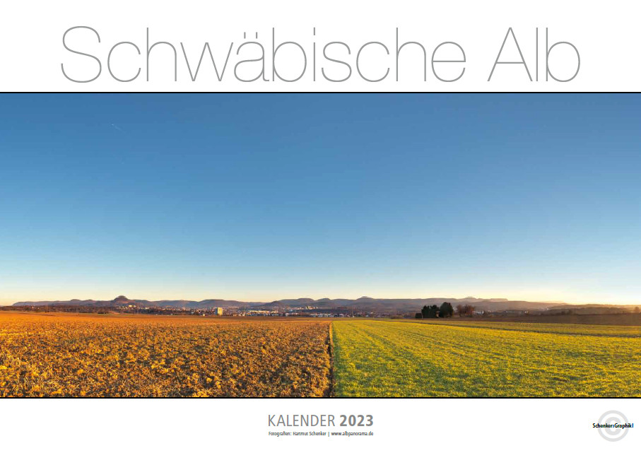 Schwäbische Alb Kalender 2023 - Cover
