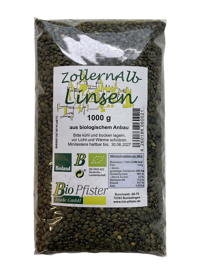 ZollernAlb-Linsen 1000 g
