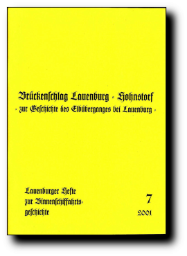 Brückenschlag Lauenburg - Hohnstorf,  zur Geschichte des Elbüberganges bei Lauenburg - Cover