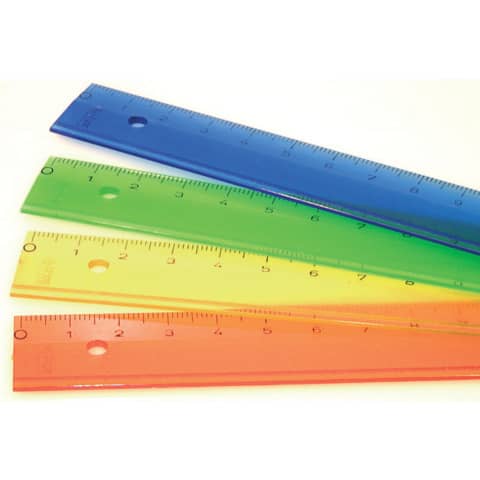 Lineal Plastik 15cm Pop Tube KUM, versch. Farben