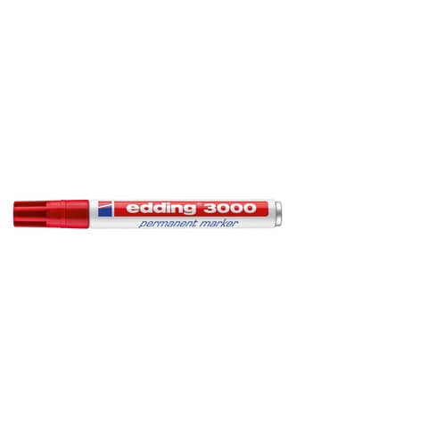Permanentmarker 3000 1,5-3mm rot EDDING Rundspitze nachfüllbar