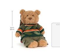 Jellycat Bartholomew Hiking Bear