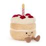 Jellycat Amuseables Birthday Cake braun