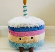 Jellycat Amuseables Rainbow Birthday Cake