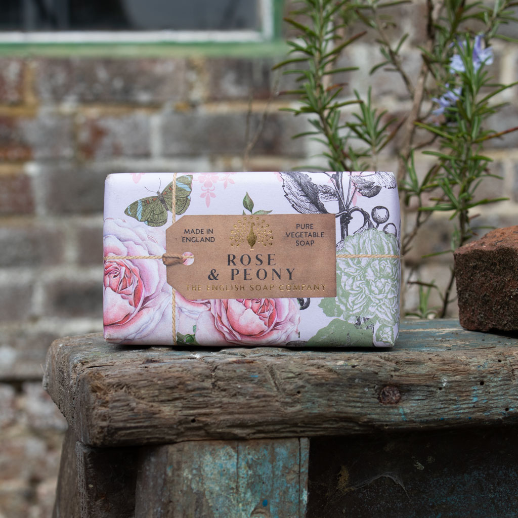 English Soap Company Rose & Peony Seife
