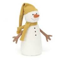 Jellycat large Lenny Snowman senfgelb
