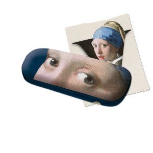 Bekkking und Blitz Brillenetui Vermeer Mädchen mit Perlenohrring