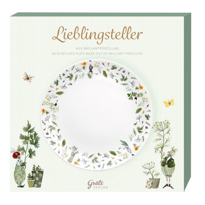 Grätz Porzellanteller Kräutergarten