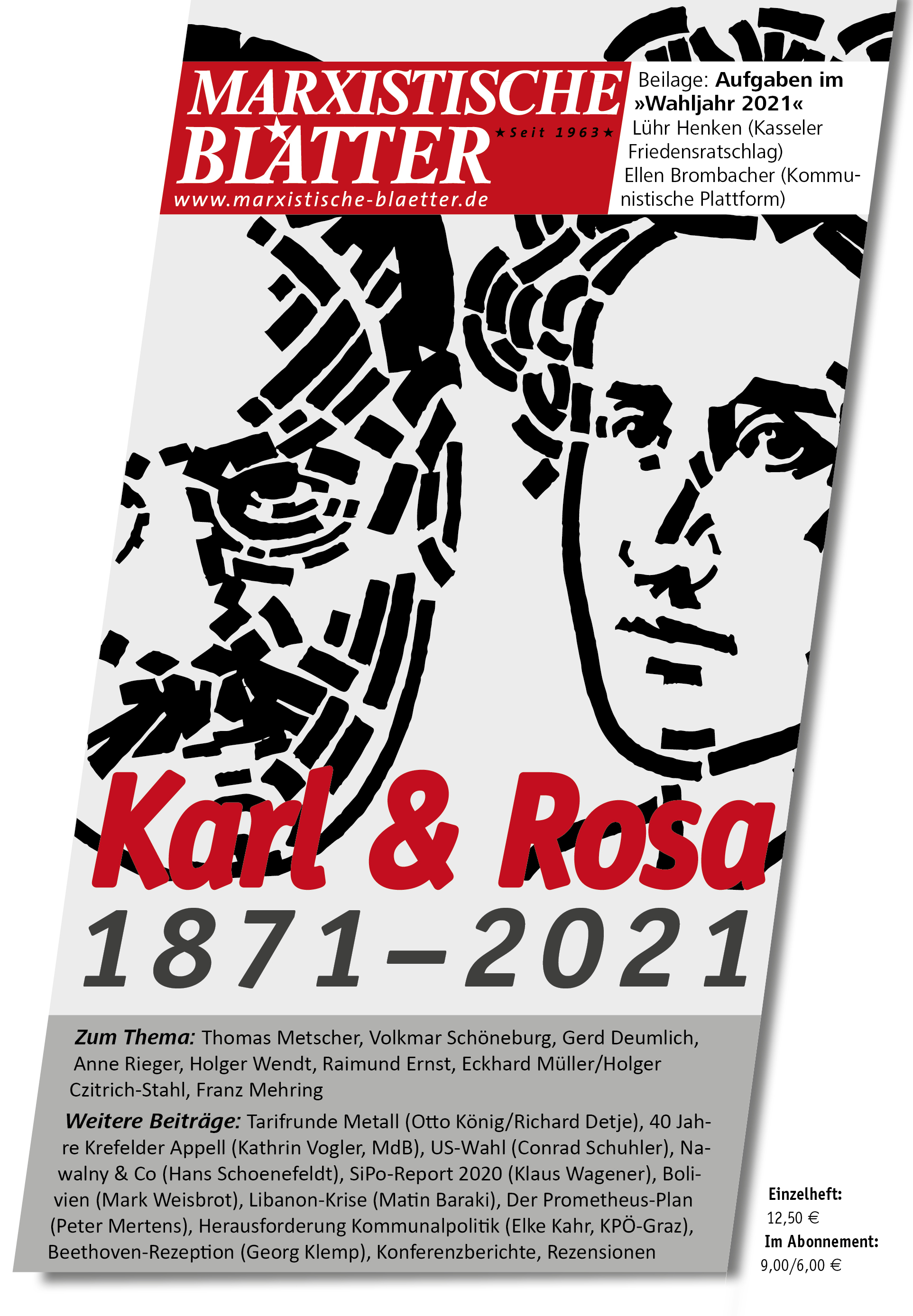 Karl & Rosa - 1871-2021 - Cover
