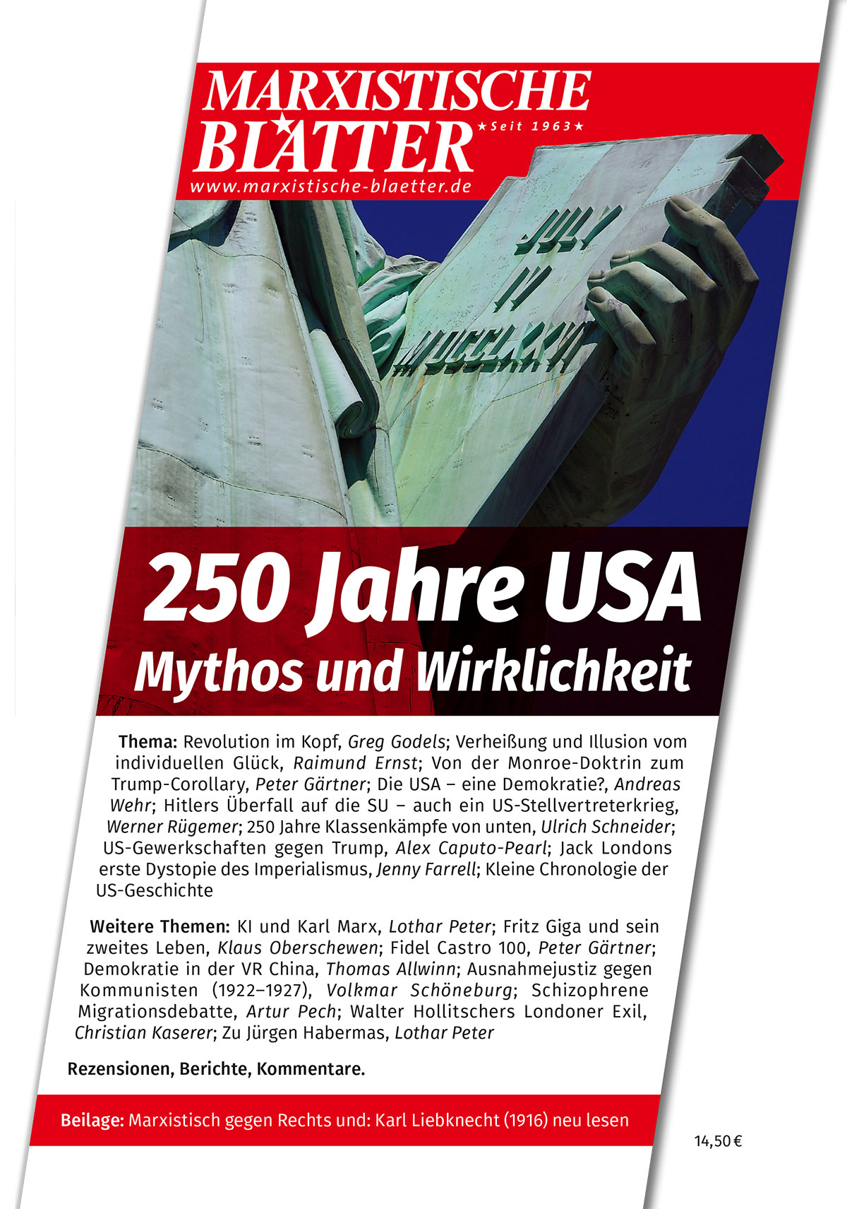 250 Jahre USA - Mythos und Wirklichkeit